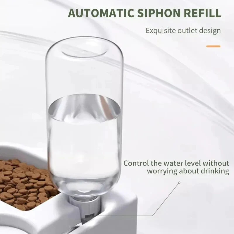 Gamelle automatique à boire pour chien et chat – Double usage alimentation & eau